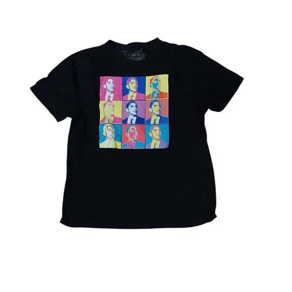 Urban Heritage Barrack Obama Pop-Art Graphic Tee Unisex Size M Andy Warhol Style - Picture 1 of 4
